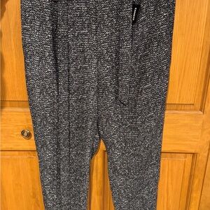Express Black & White High Rise Ankle Pant